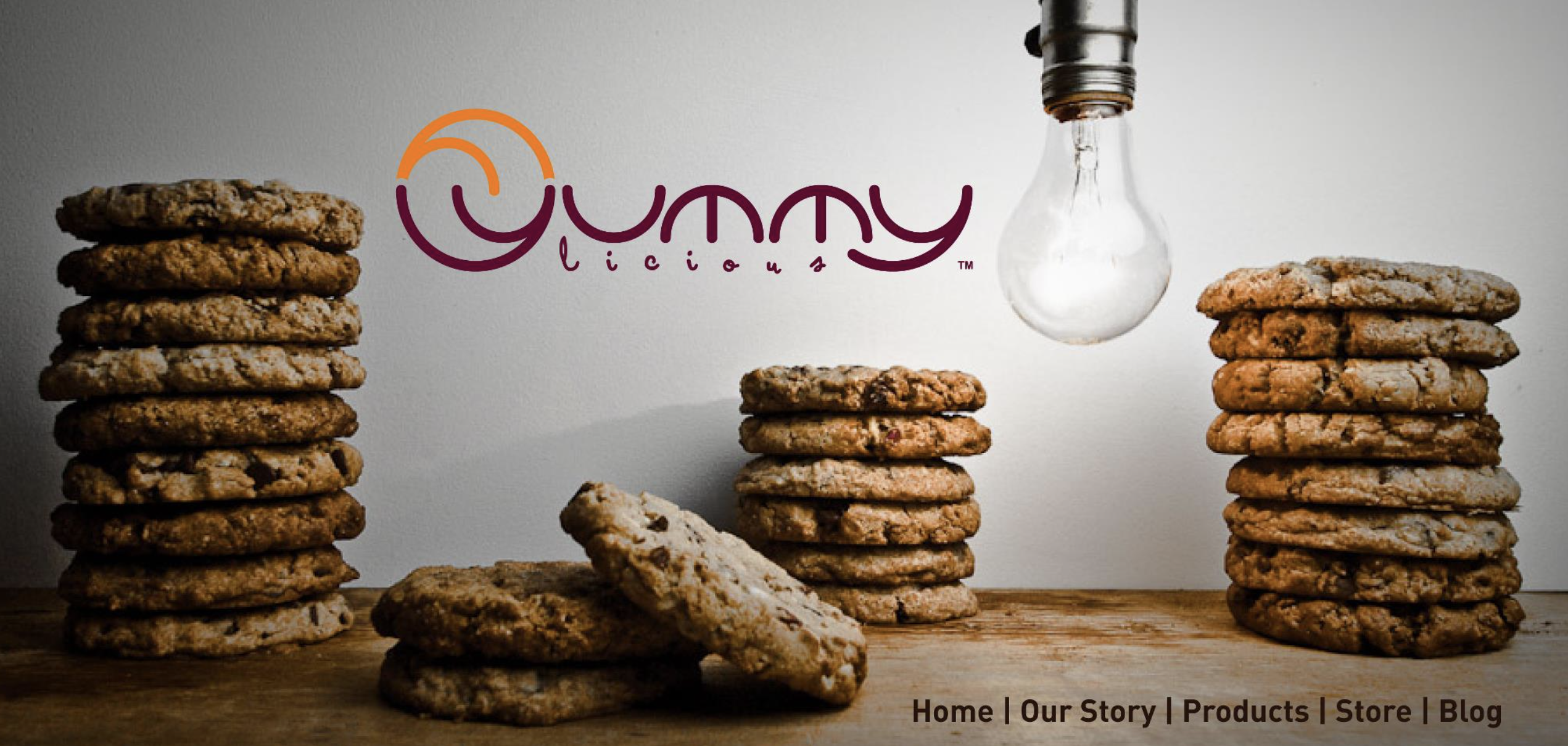 Yummylicious Cookies portrait or main logo